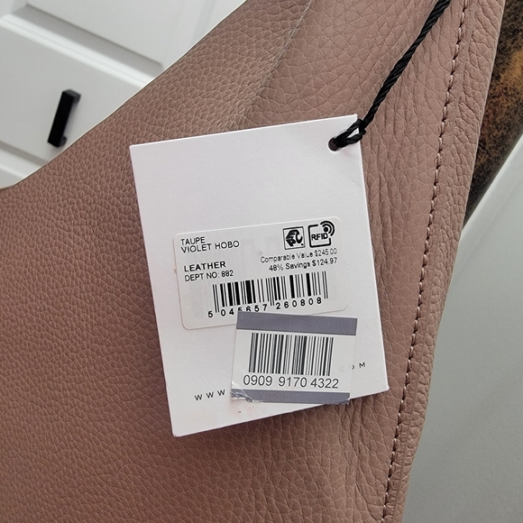 Kurt Geiger Soft Taupe Hobo Bag - Picture 4 of 13
